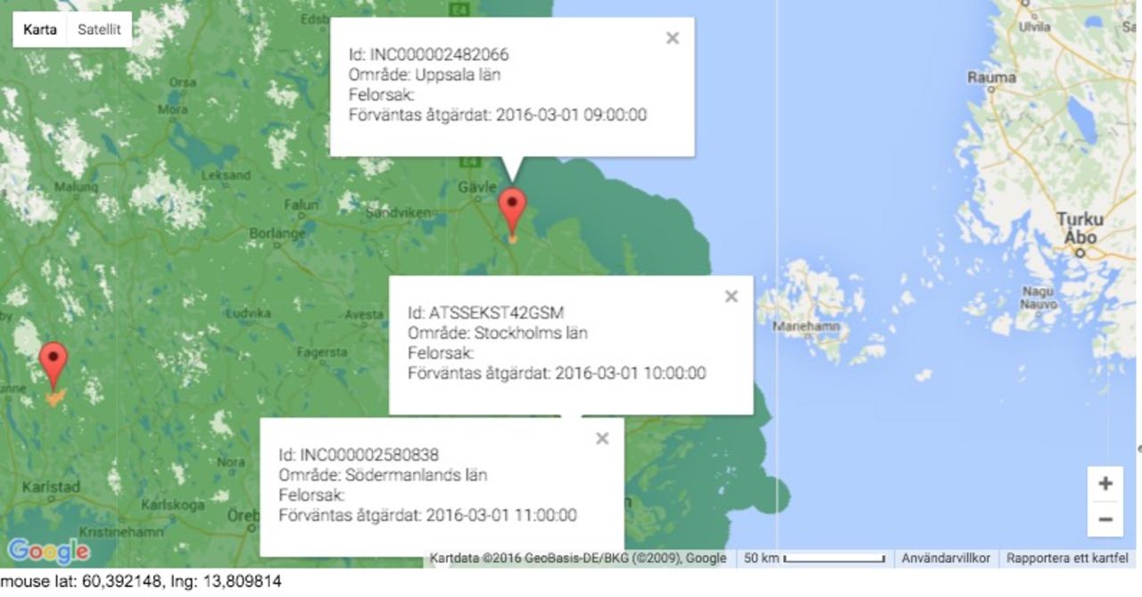 Störningar för Comviq- och Tele2-kunder