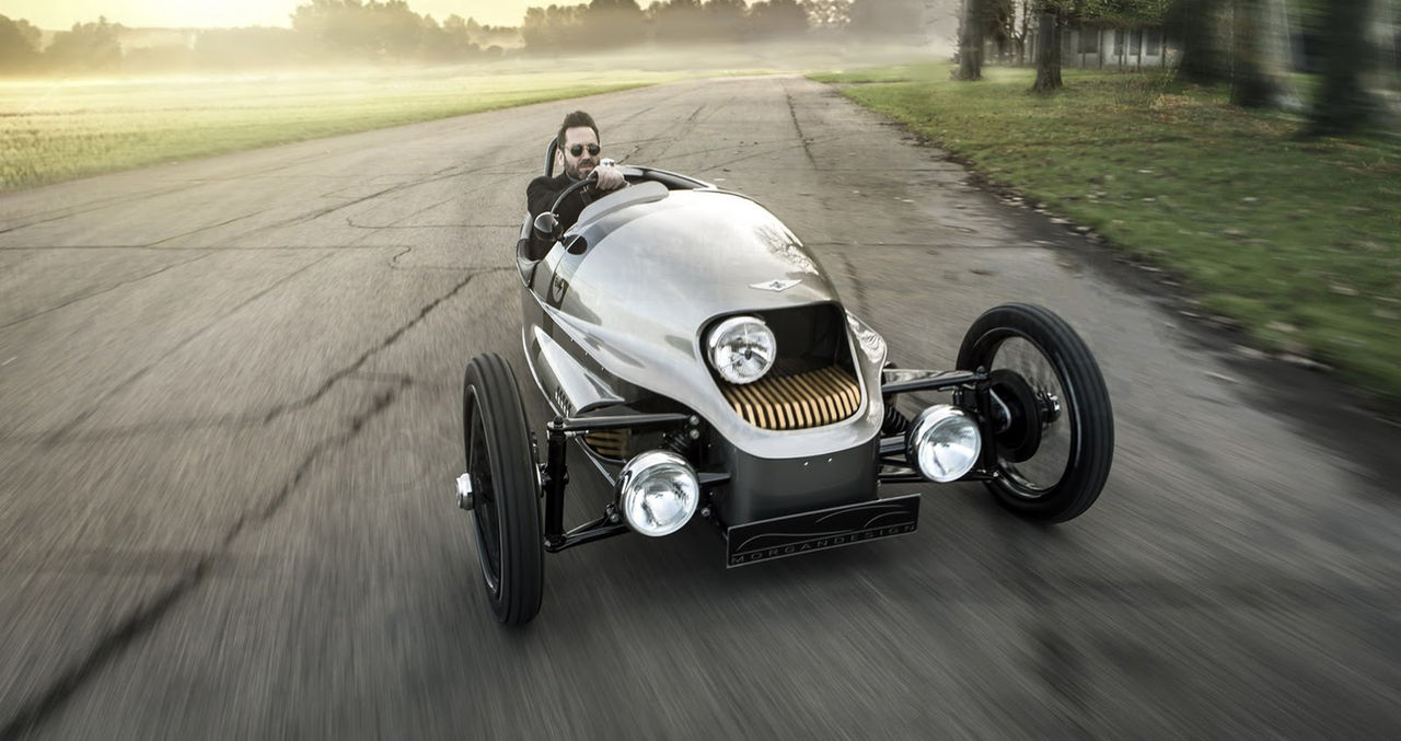Eldriven Morgan 3 Wheeler är här