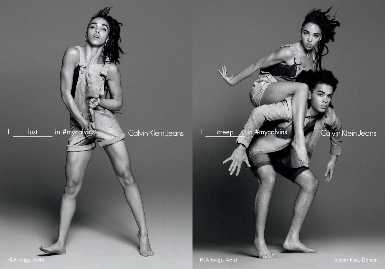 FKA Twigs frontar Calvin Klein