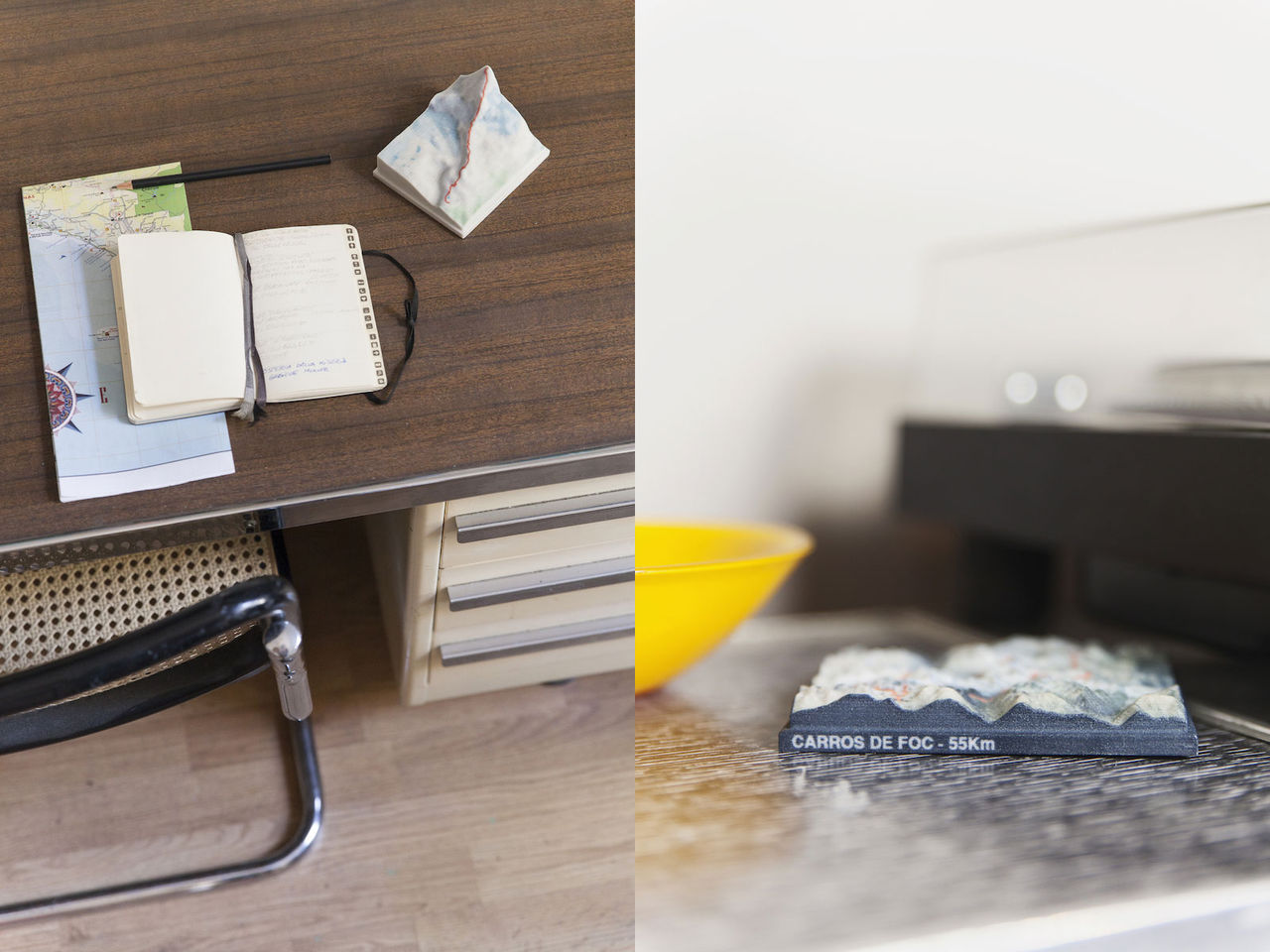 Få din bergsvandring som en liten skulptur