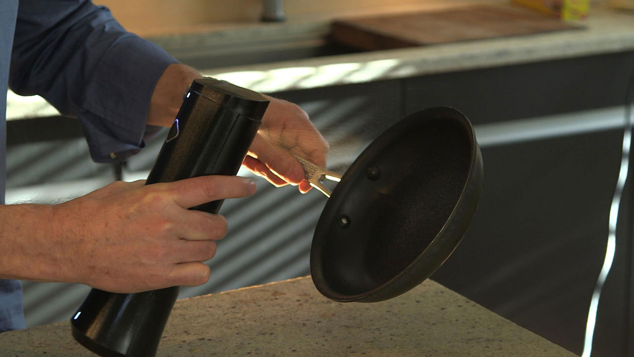 Spraya riktigt smör