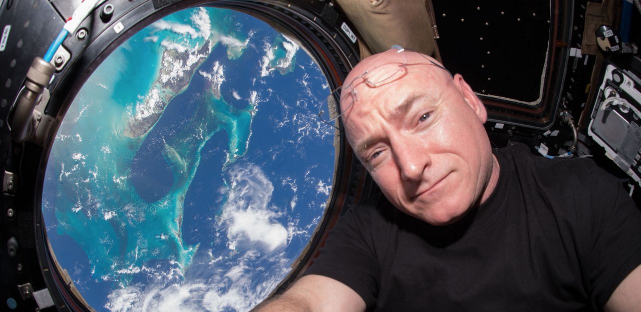Scott Kelly blev längre i rymden