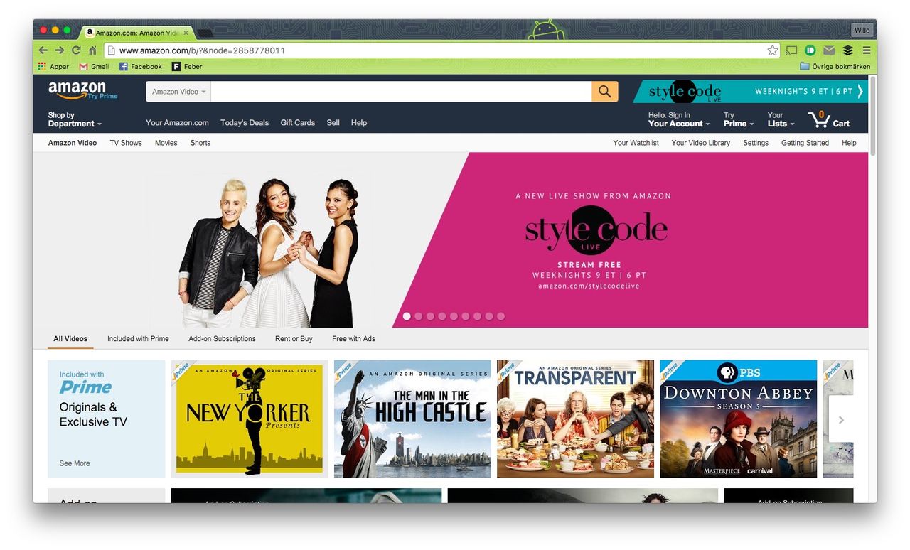 Amazon bygger egen VR-plattform?