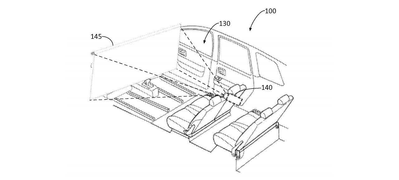 Ford tar patent på bio i bilen