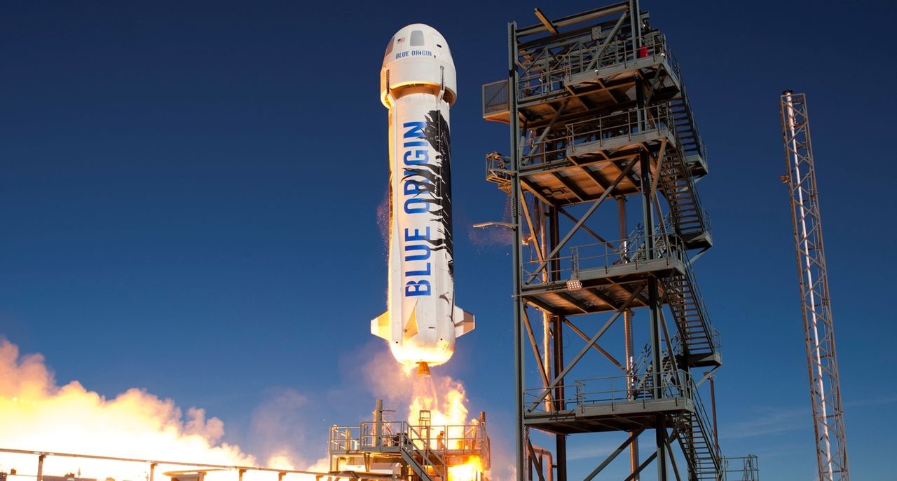 Blue Origin siktar på att ta turister till rymden 2018