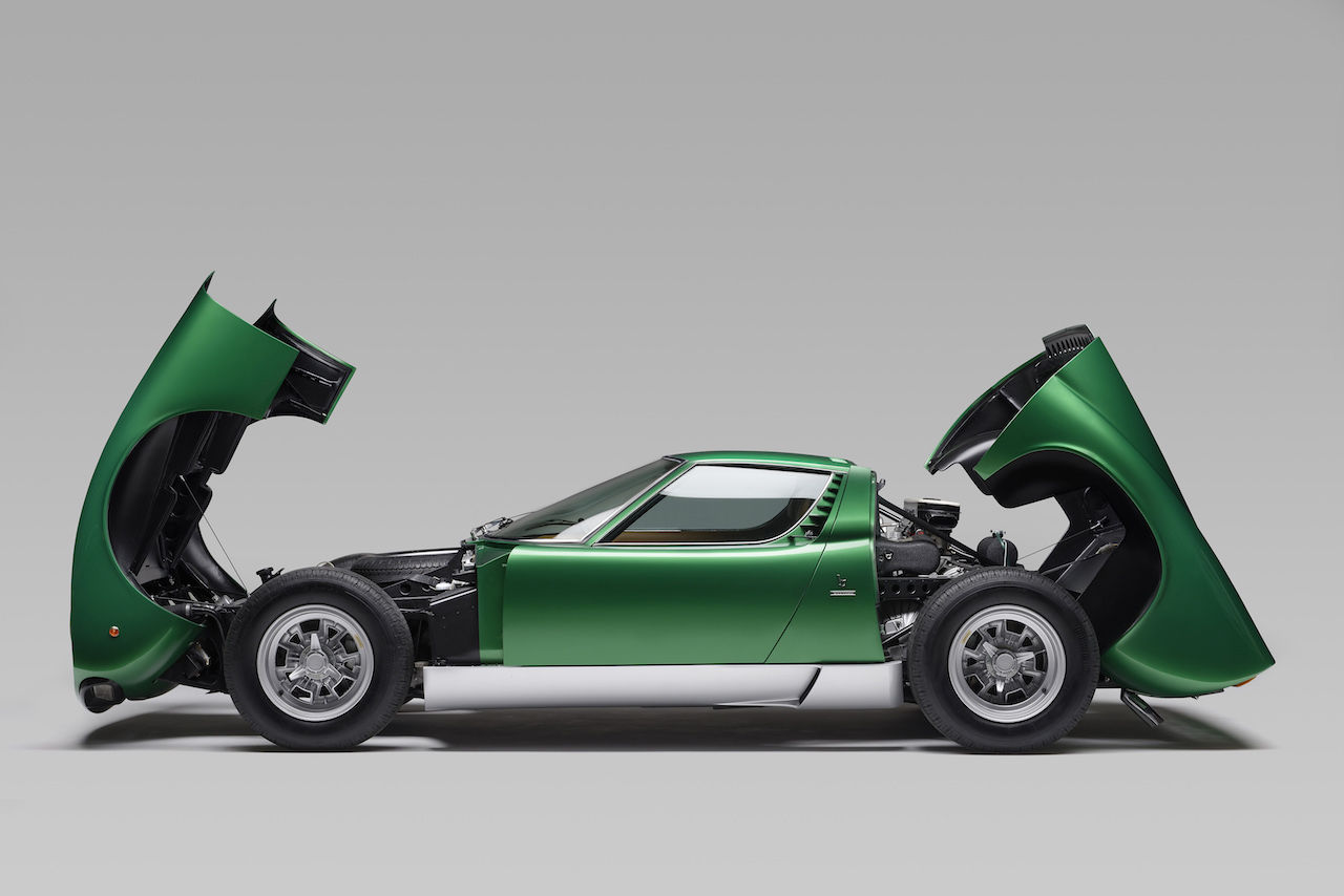 Klassisk Lamborghini grundligt renoverad