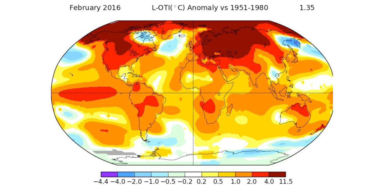 Nu slås de globala värmerekorden i stort sett varenda månad