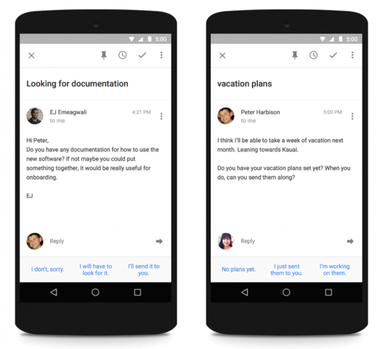Smart Reply för Google Inbox kommer till webben