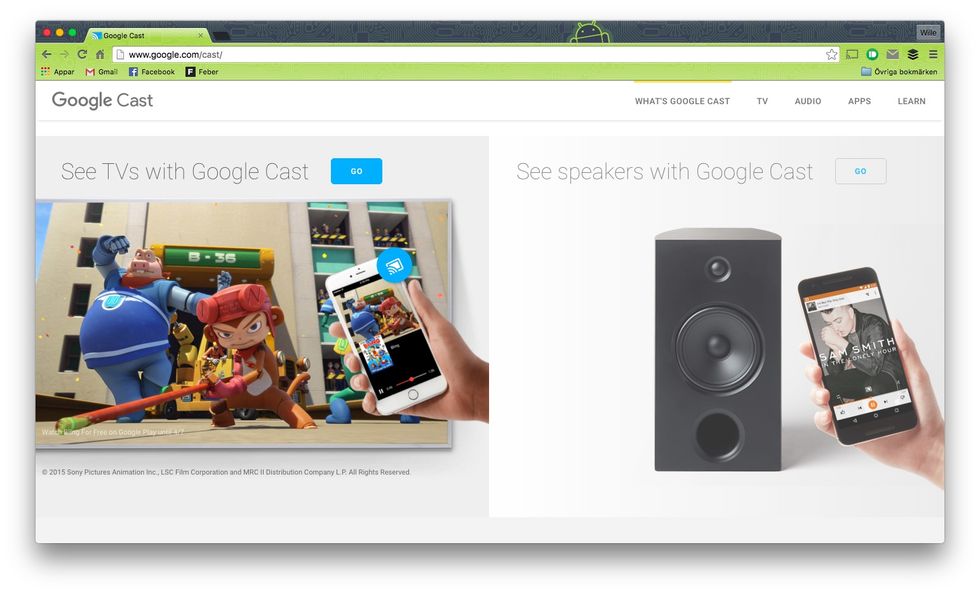 Chromecastappen byter namn till Google Cast. För det går ju att casta