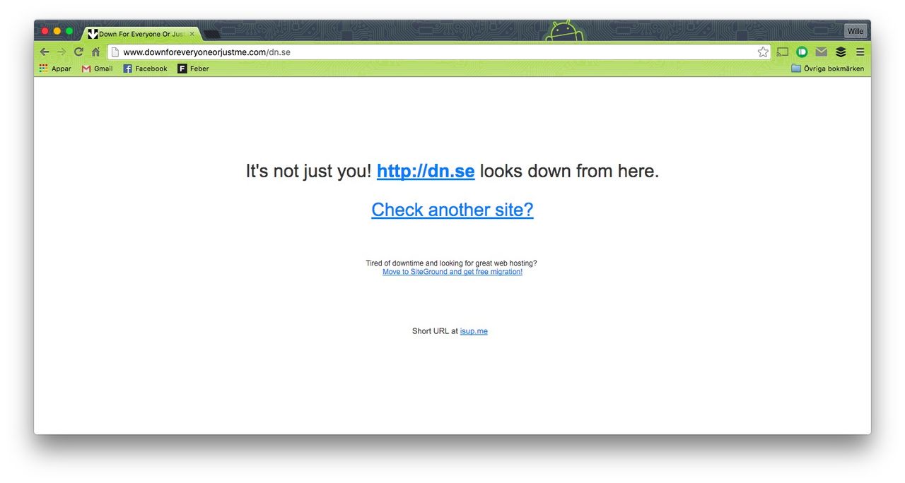Överbelastningsattacker mot svenska medier även idag