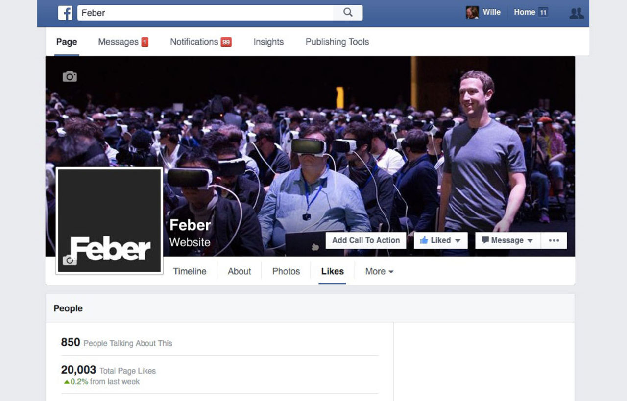 Tut i luren - nu har vi 20.000 vänner på Facebook!