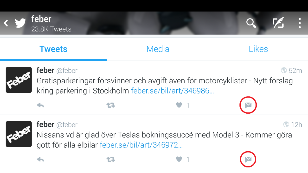 Twitter gör det lättare att dela inlägg privat