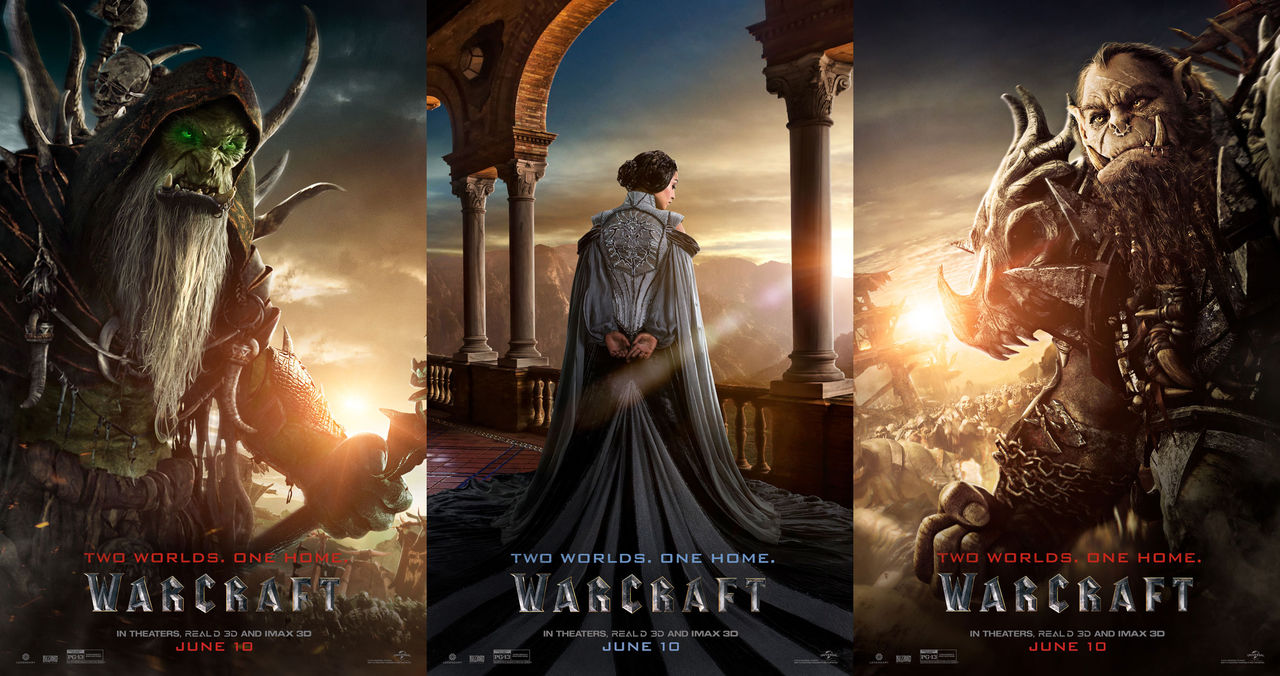 Nya affischer för Warcraftfilmen presenterade