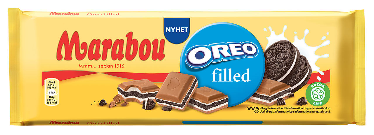 Ny chokladkaka med Oreo-fyllning