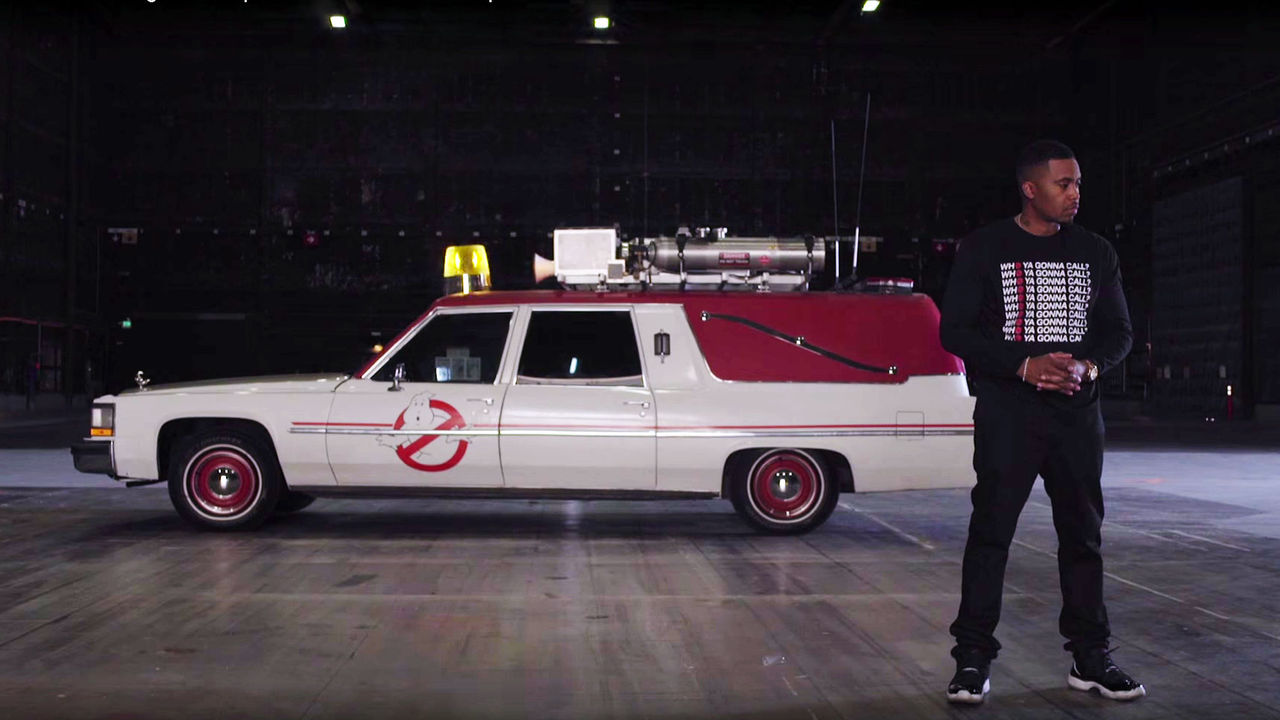 Rapparen Nas börjar kränga Ghostbusters-merch