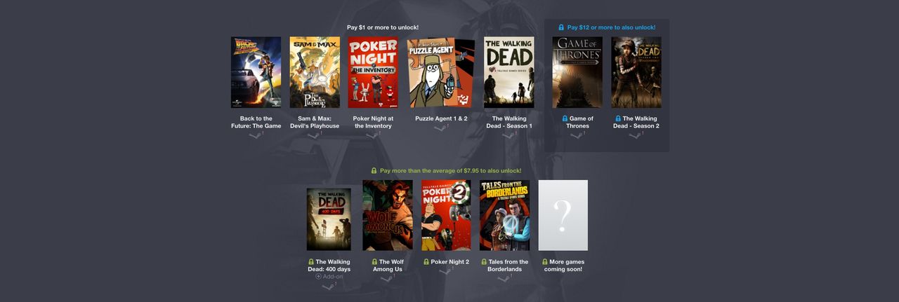 Humble Bundle med Telltale-spel