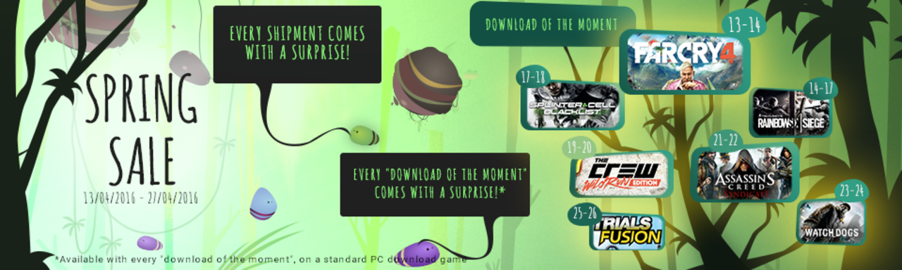 Ubisoft drar igång vårrea