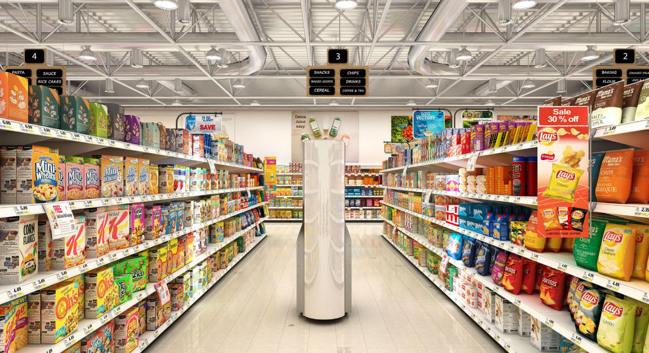 Robot kan inventera en hel stormarknad på en timma