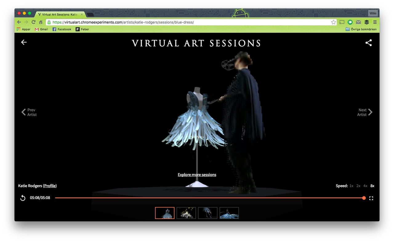 Nu kan man kolla in när konstnärer målar i VR