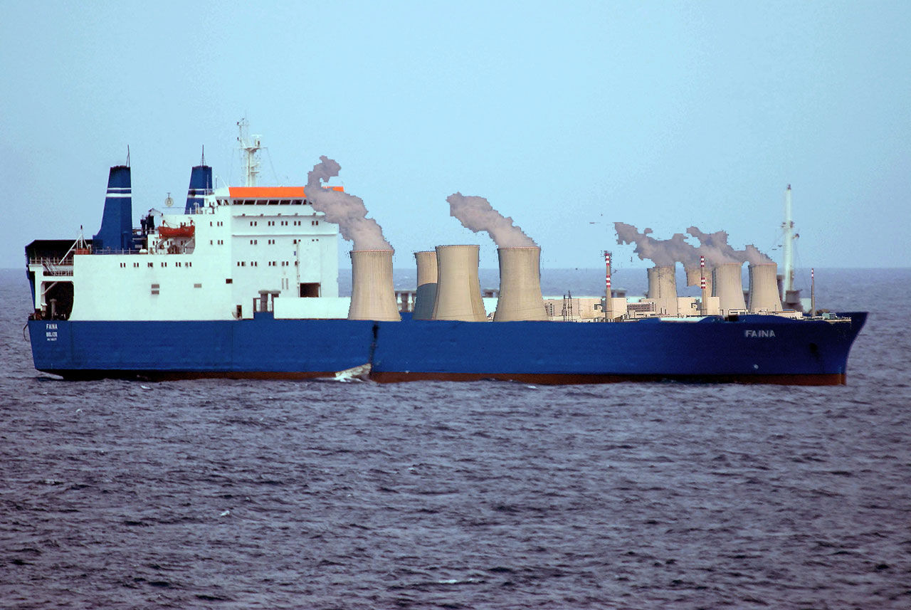 Kina vill bygga flytande kärnkraftverk