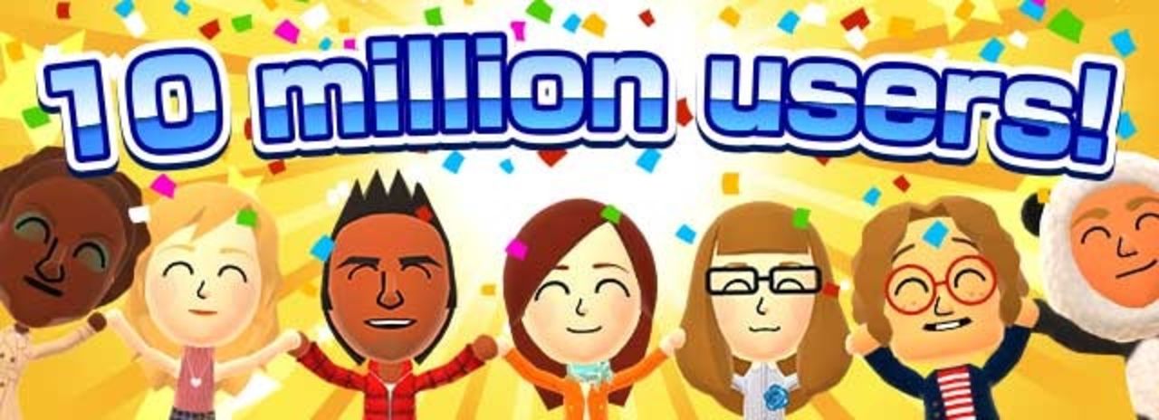 Miitomo har tio miljoner användare