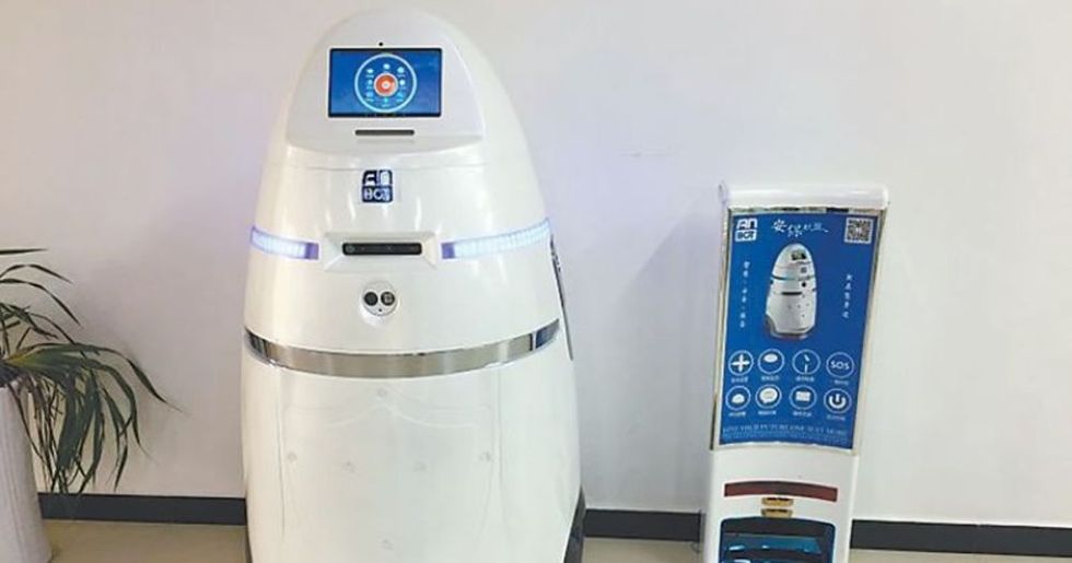 Kina har tagit fram en robot som ska kväsa upplopp