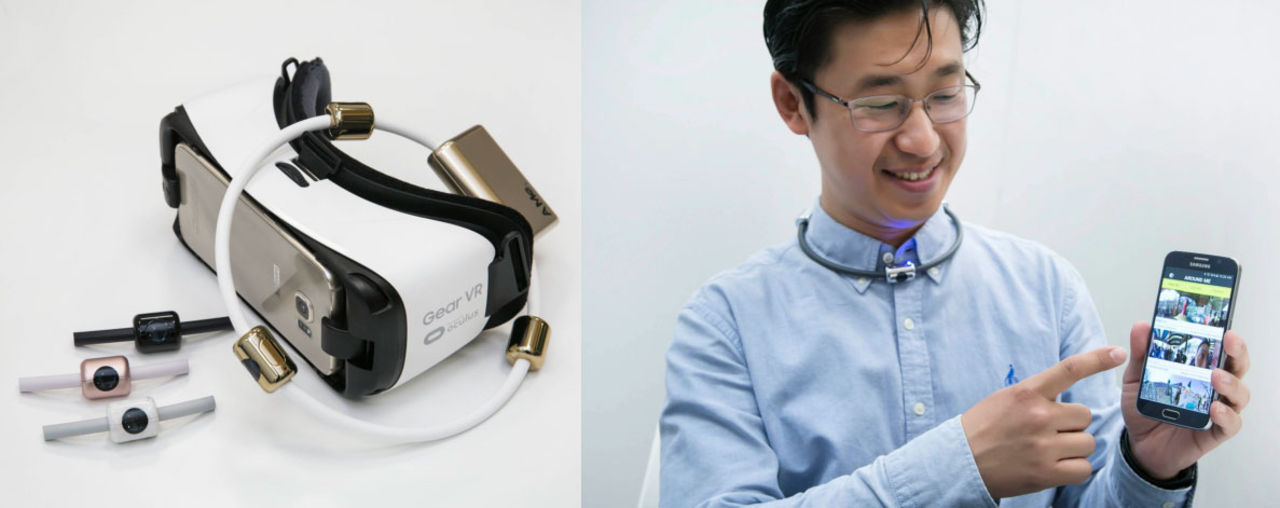 Filma ditt liv i 360 grader med halsband från Samsung