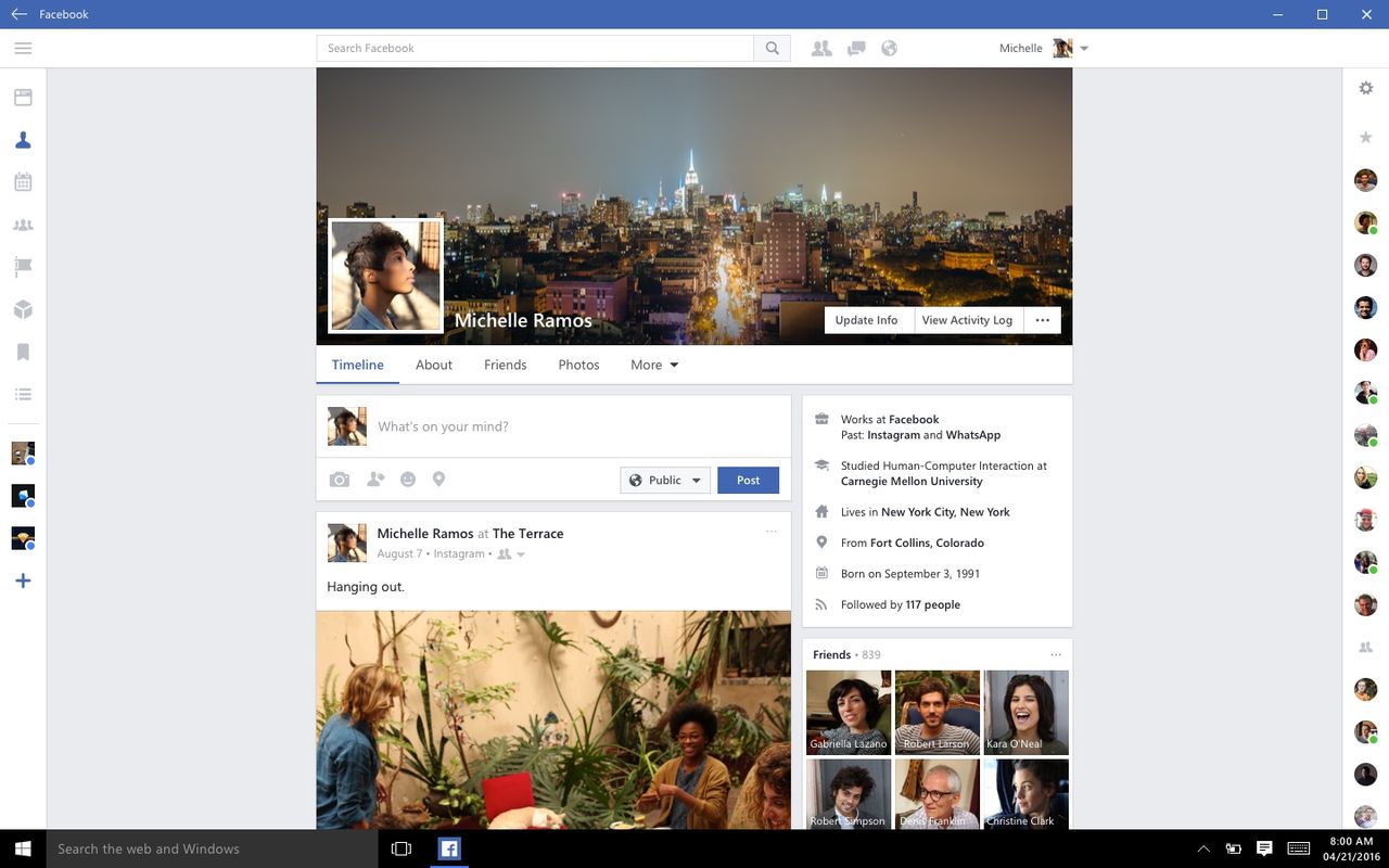Facebook och Messenger släpps till Windows 10