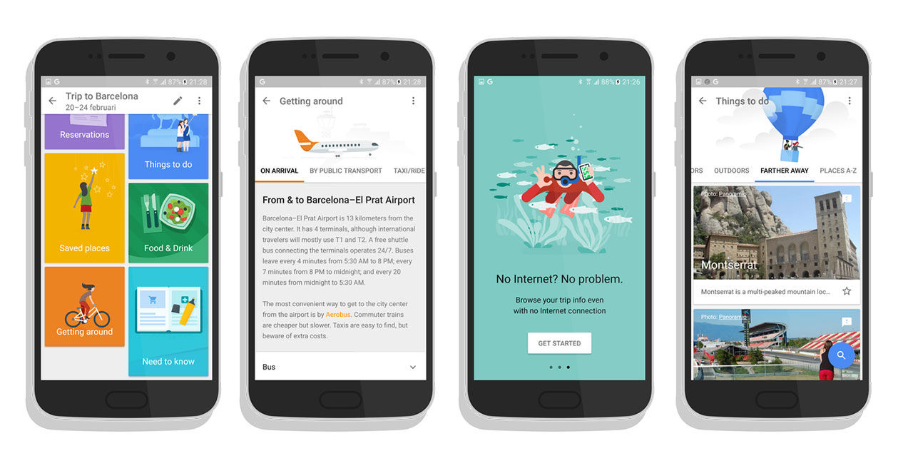 Google tar fram reseappen Google Trips