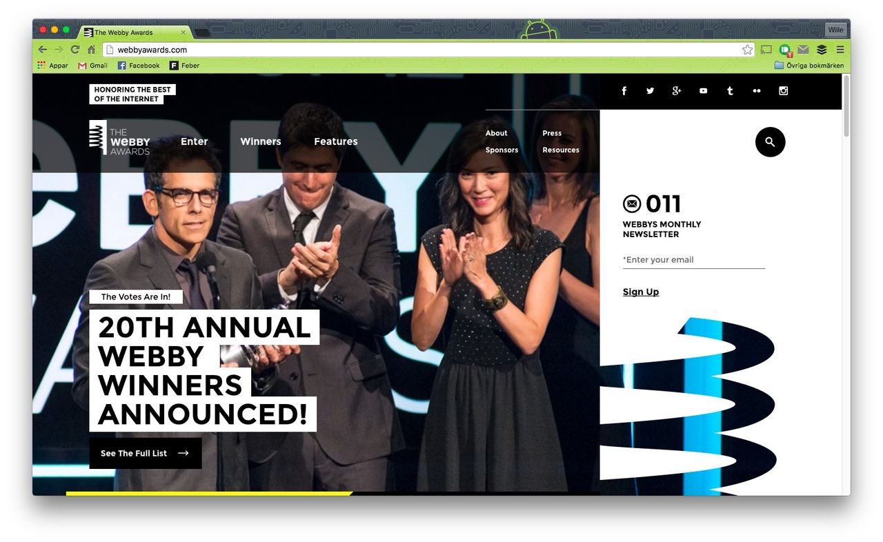Svenska byråer tog hem fem Webbys