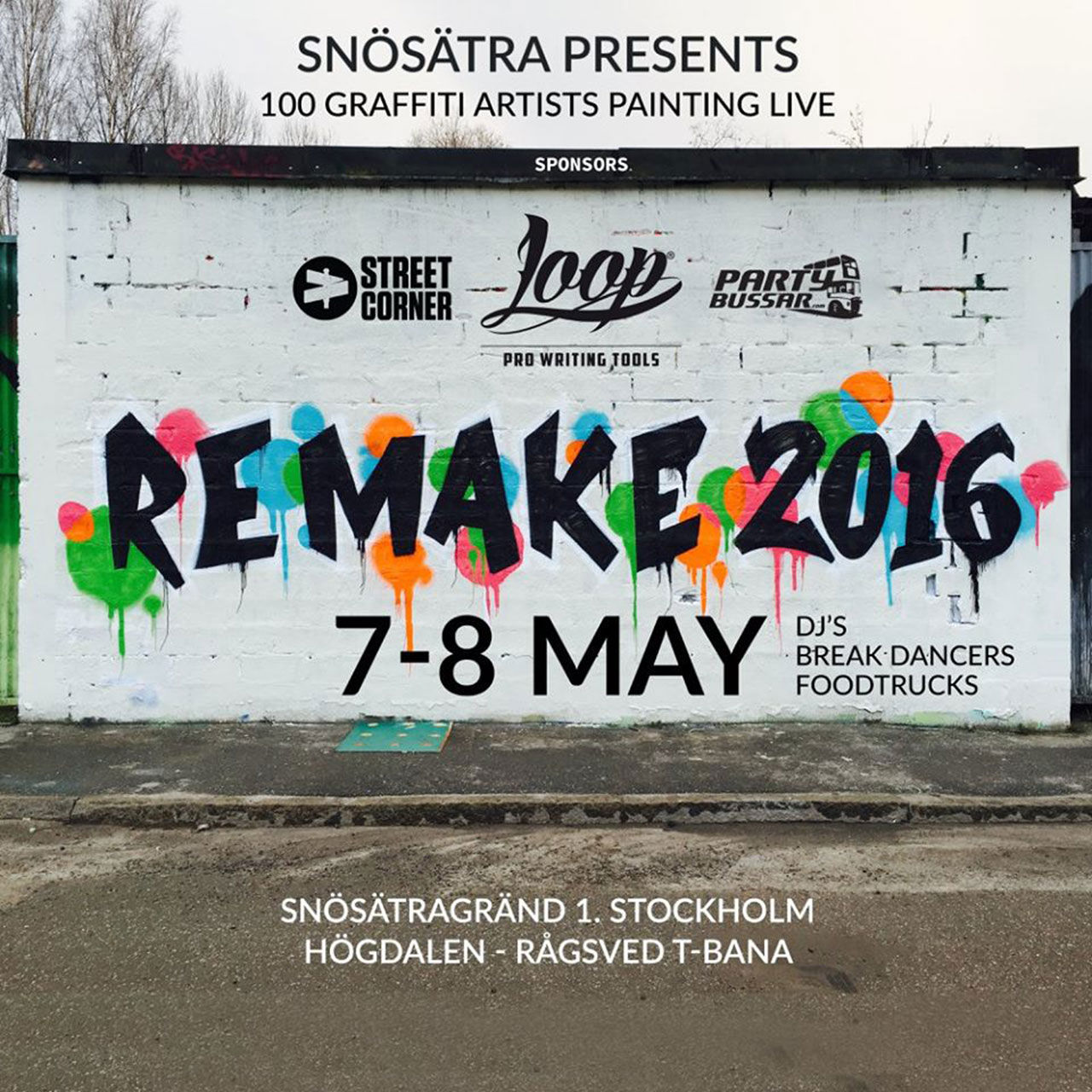 Nordens största graffiti-event nu i helgen