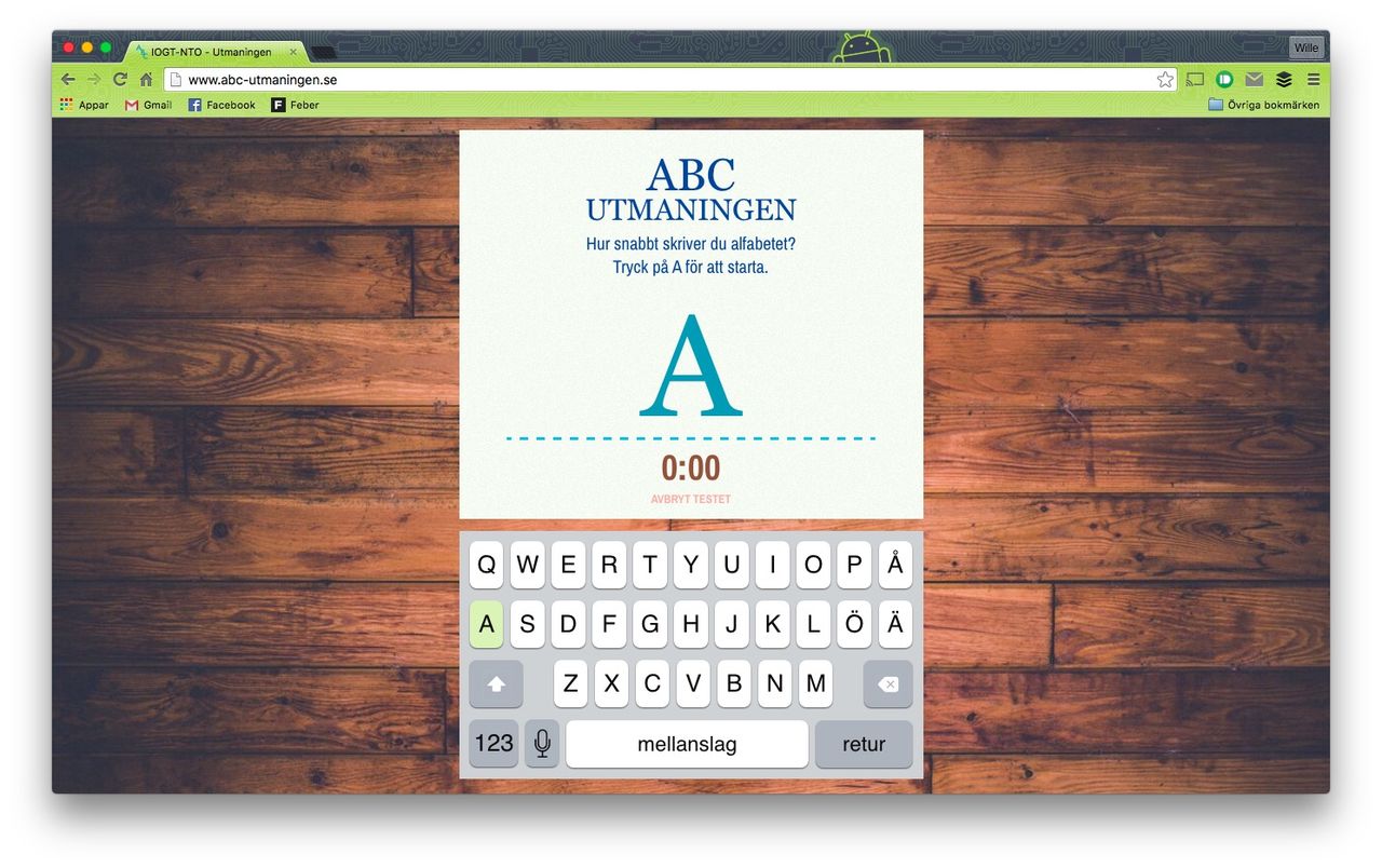 ABC-utmaningen vill visa hur det är att plugga bland fyllon
