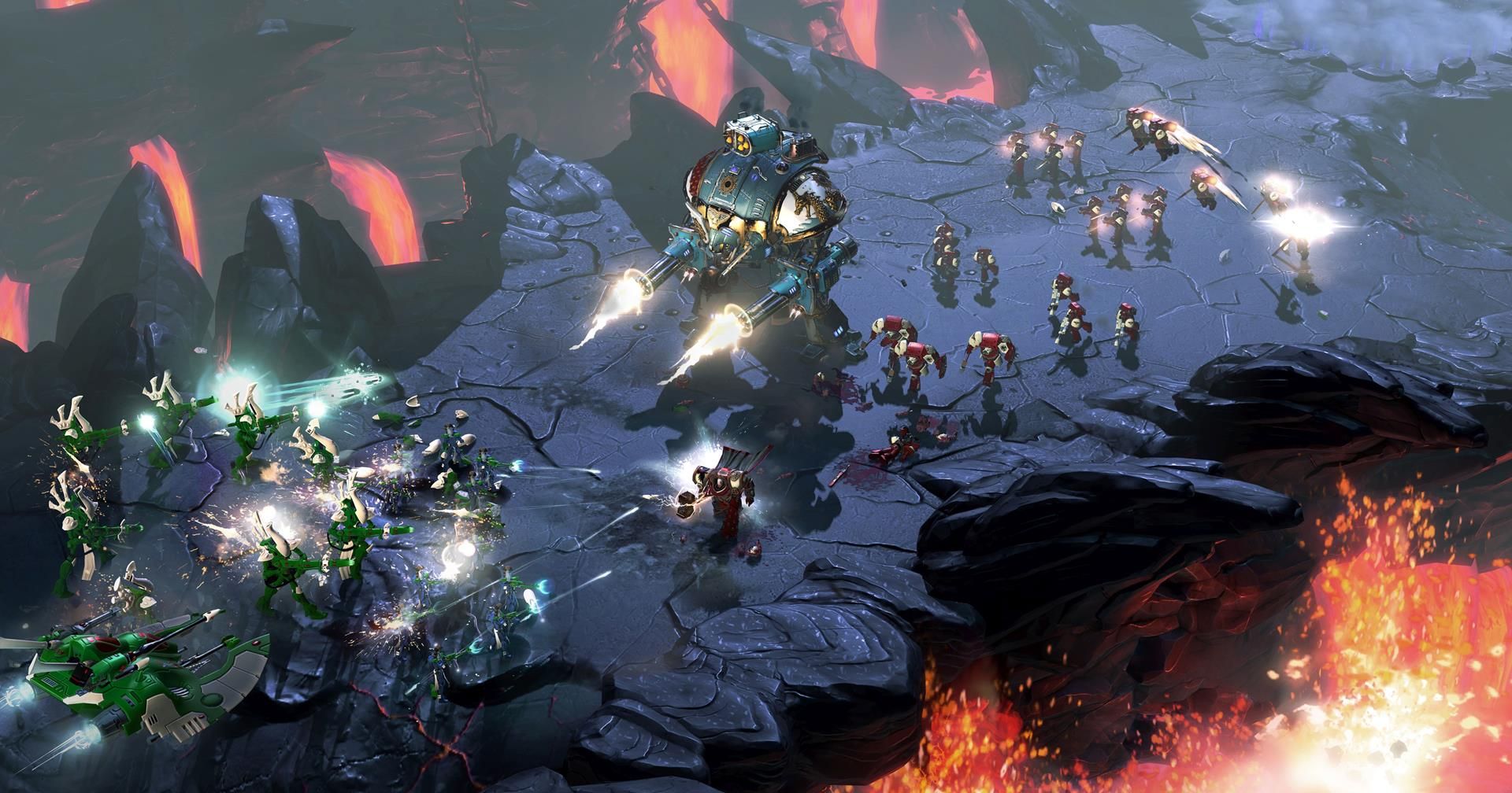 Tre bilder från Warhammer 40,000: Dawn of War III