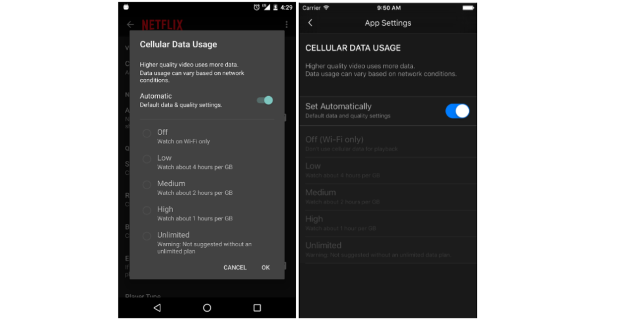 Netflix rullar ut kvalitetskontroll i appen globalt
