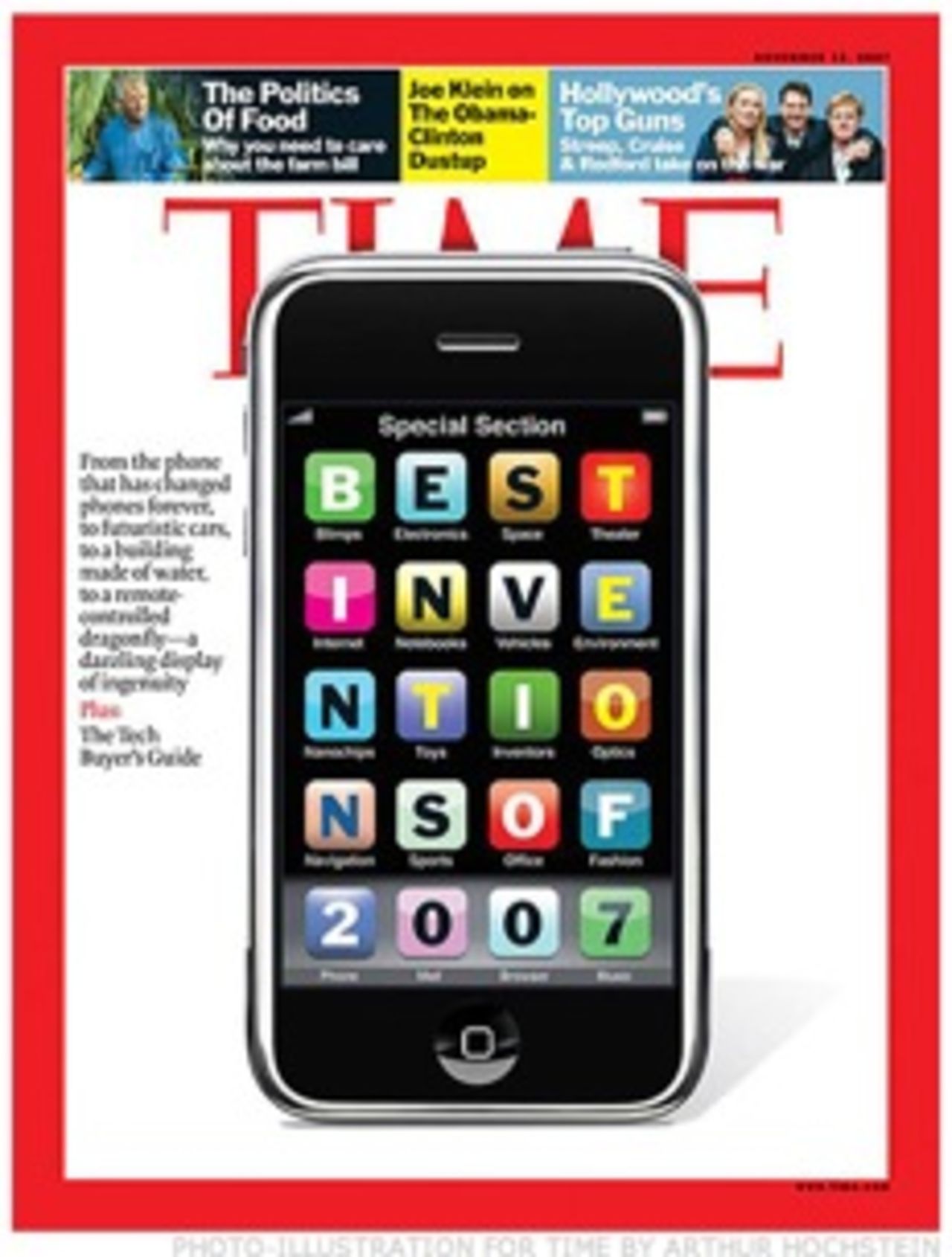 Apples produkter populära på 2007 års listor