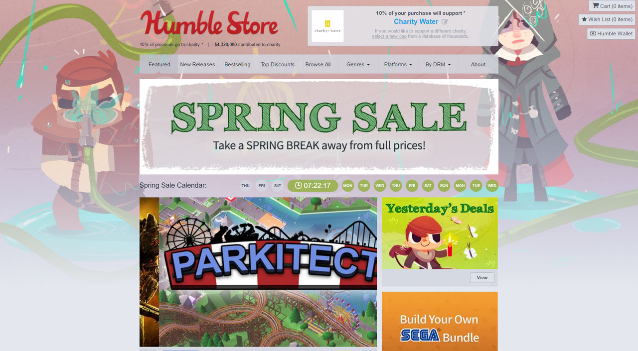 Humble Bundle kör vårrea