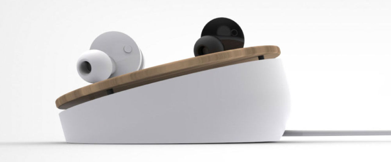 Truu är ett par trådlösa hörlurar som även laddas trådlöst