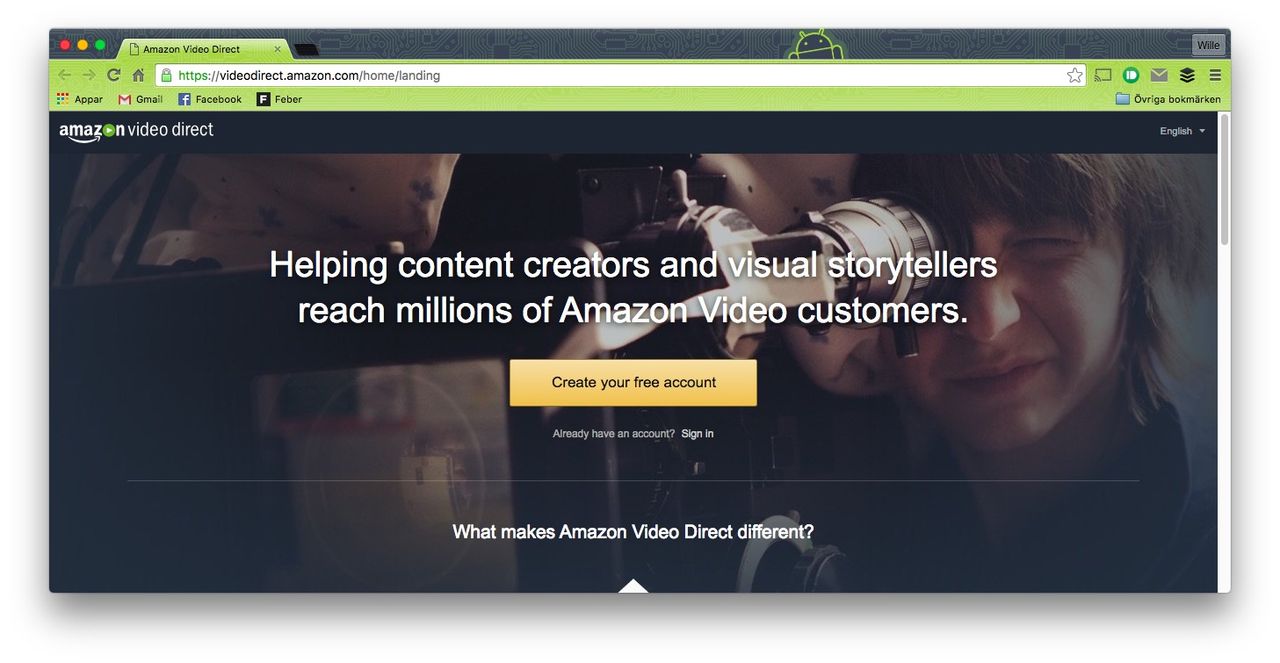 Amazon lanserar Amazon Video Direct