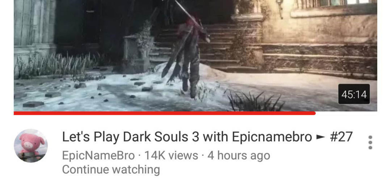 Youtube testar progress bar i Android-appen