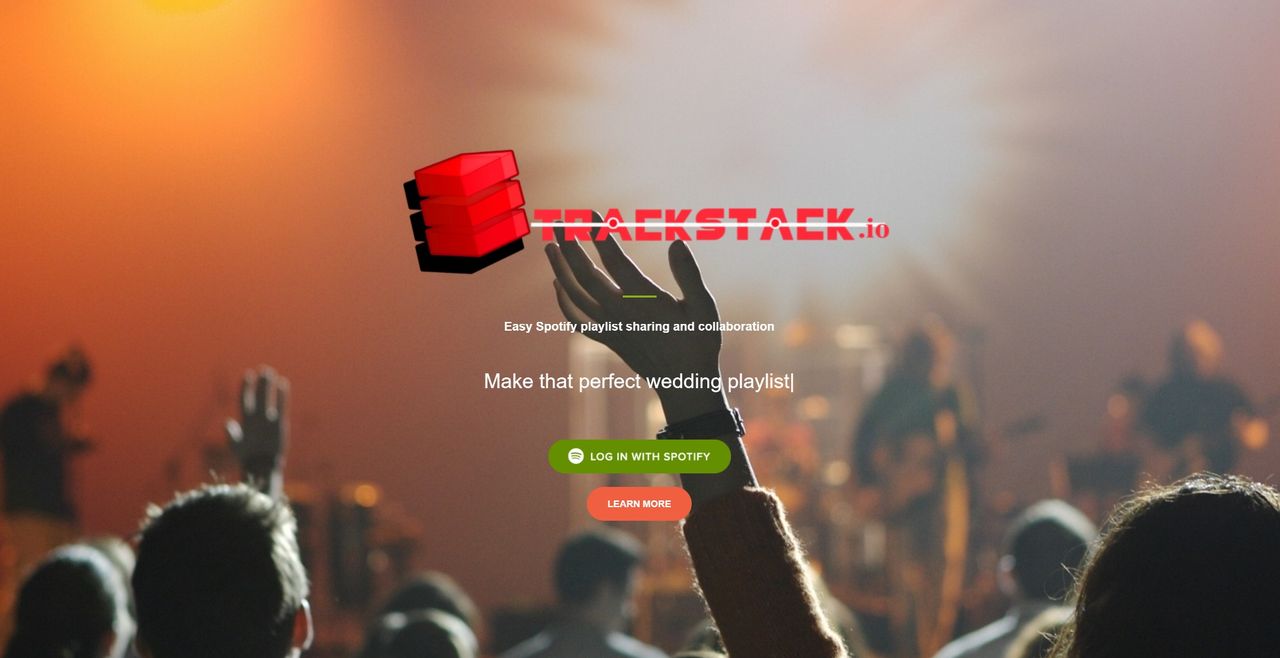 Skapa spellistor på TrackStack med vänner utan Spotify