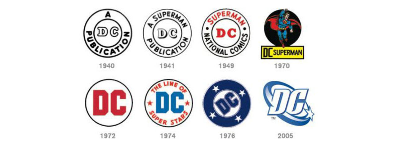DC Comics byter logotyp