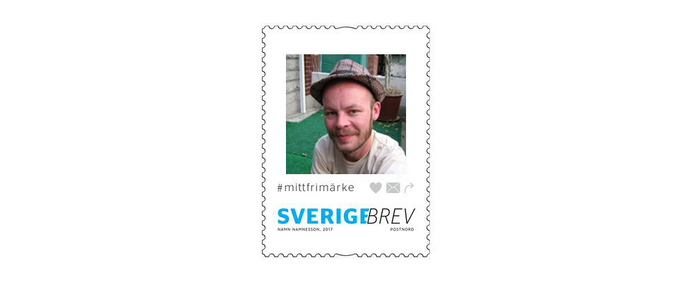 Nu kan du få din bild på ett frimärke