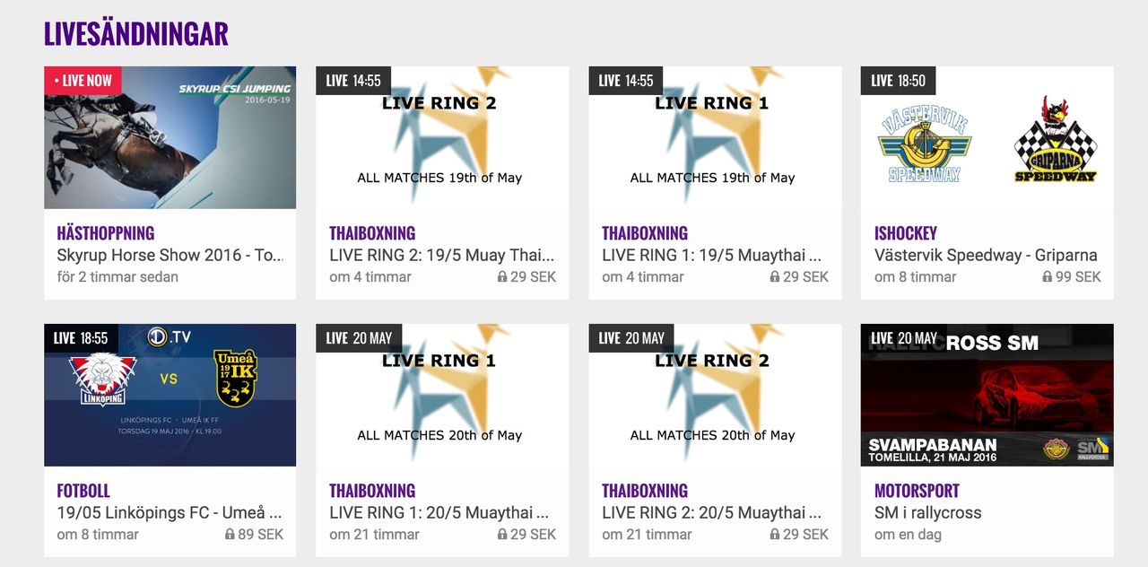 I dag lanserades sportkanalen SolidSport 