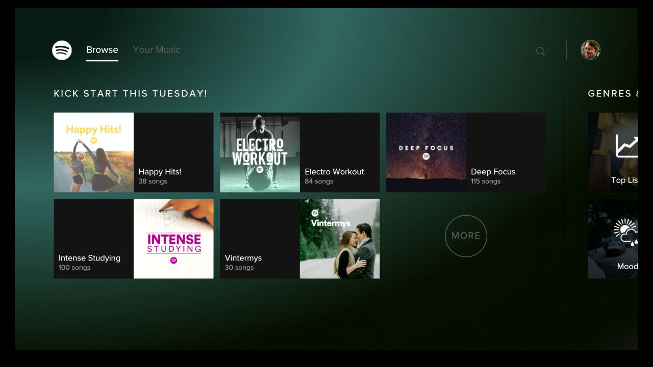 Nu finns Spotify även till Android TV
