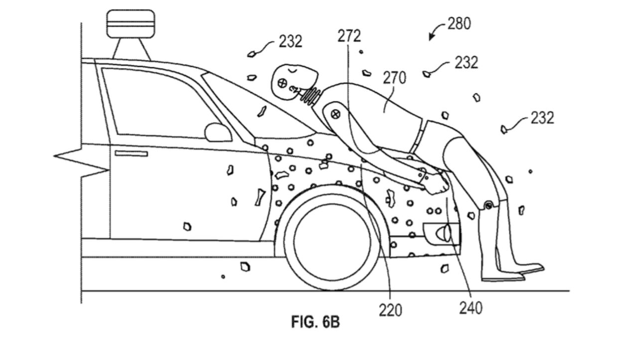 Google får patent på motorhuv där människor fastnar