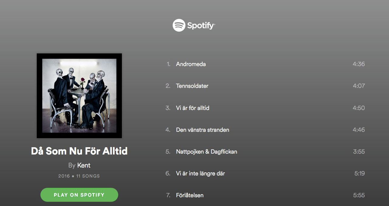 Kent - Då Som Nu För Alltid