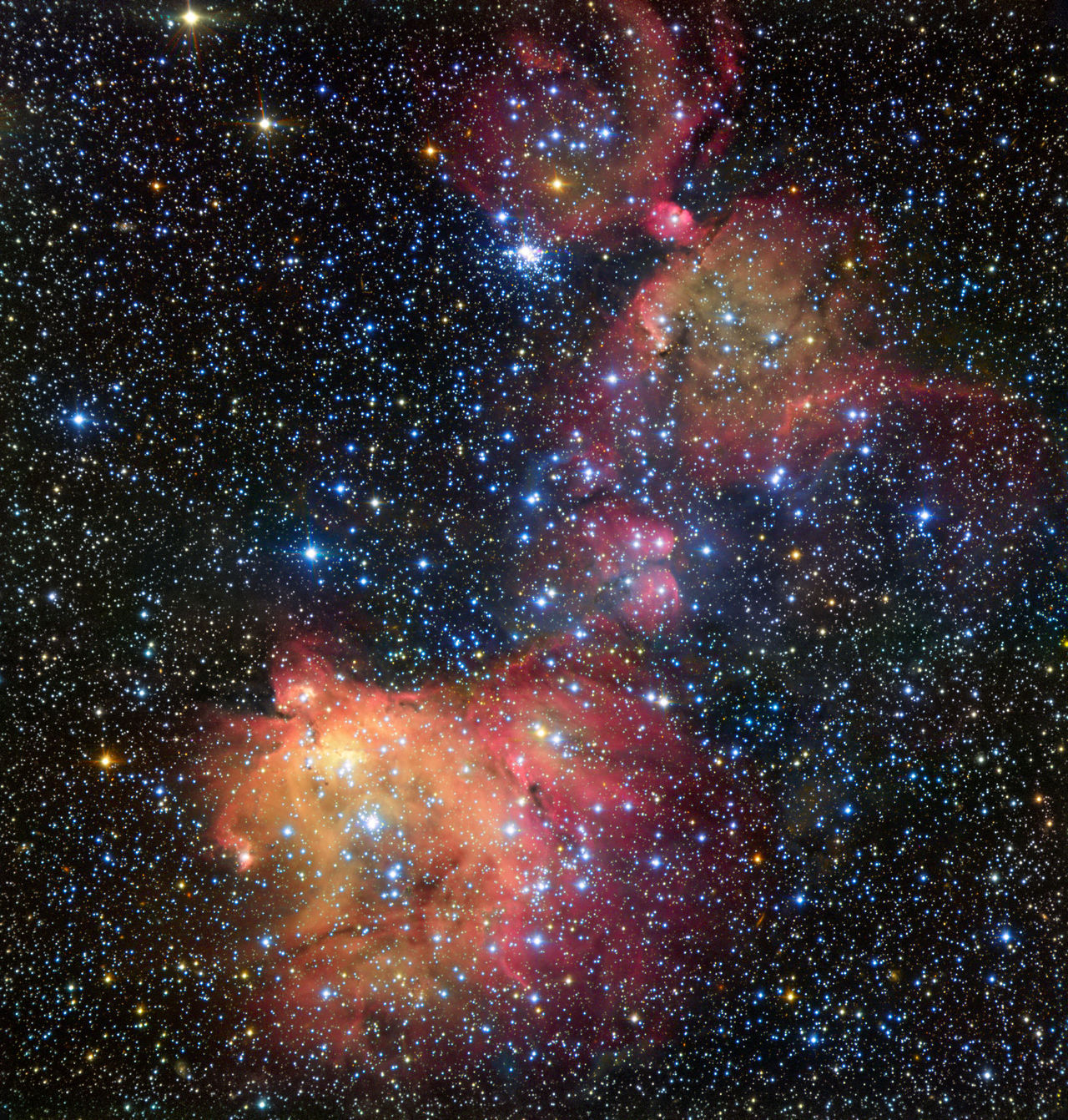 Väldigt vacker bild på nebulosan LHA 120-N55