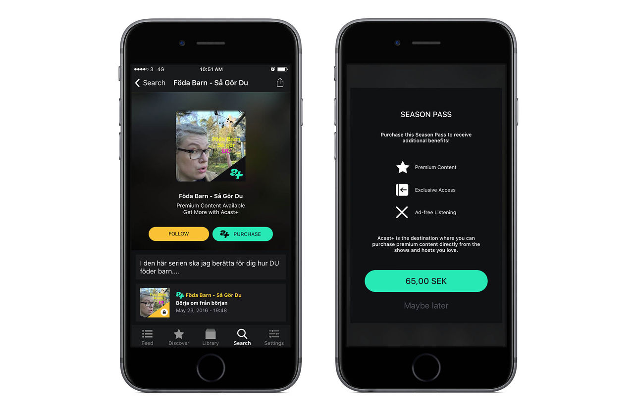 Acast drar igång premiumtjänsten Acast+