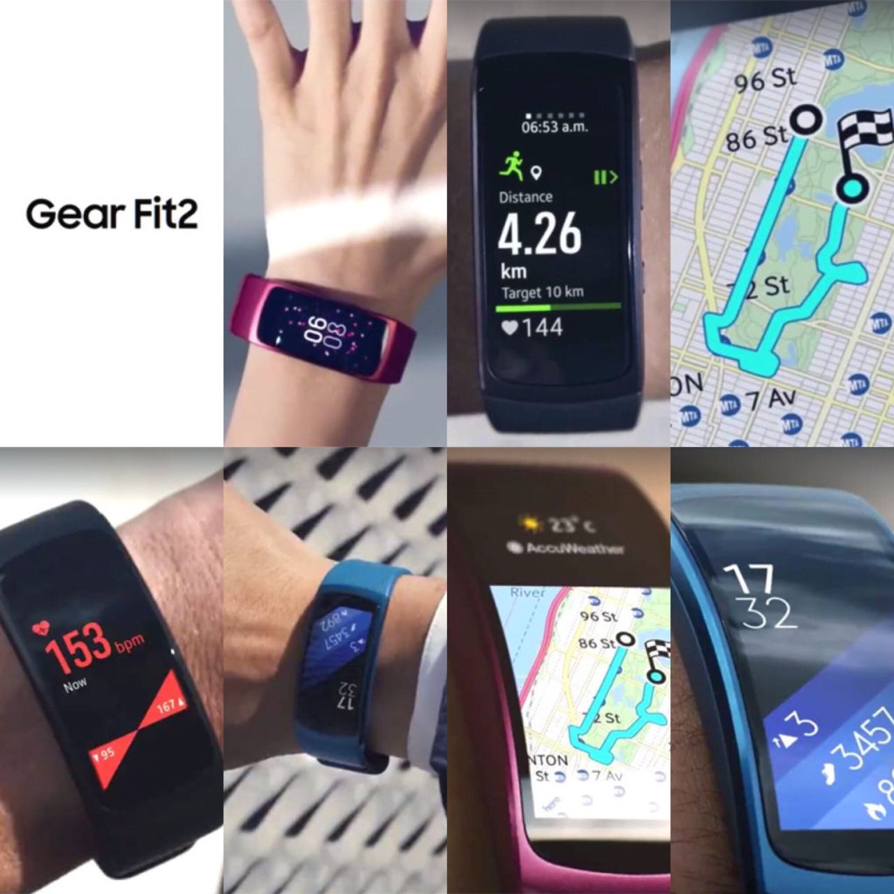 Pressbilder på Samsung Gear Fit 2 läcker