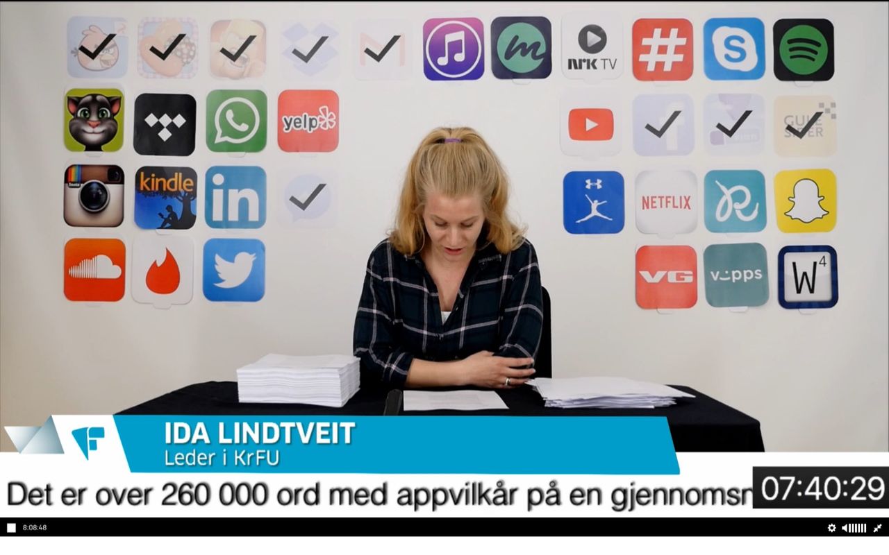 Norsk statlig förvaltning läser användarvillkor för appar live